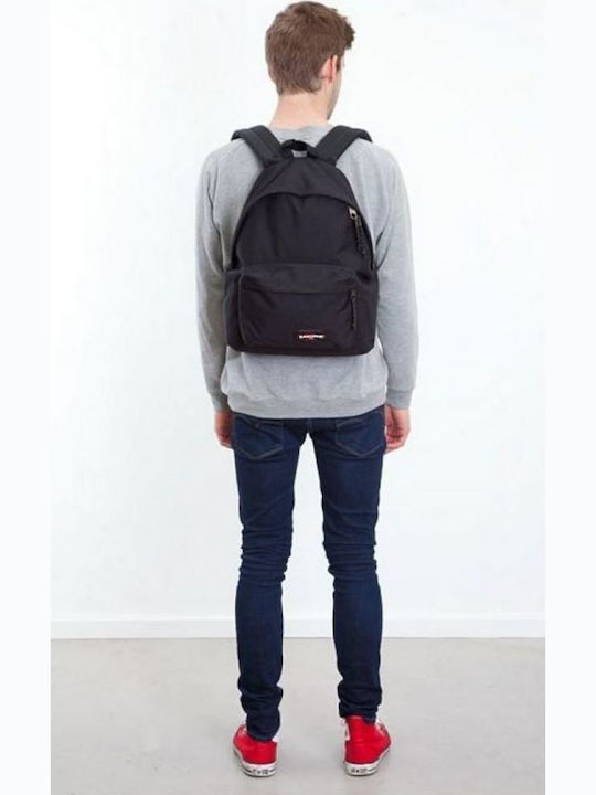 Eastpak Padded Pak'r Black School Bag Backpack Junior High-High School Black with Water Bottle Holder 24Liters