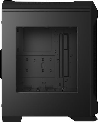 Aerocool LS-5200 Jocuri Turnul Midi Cutie de calculator cu fereastră laterală Argint
