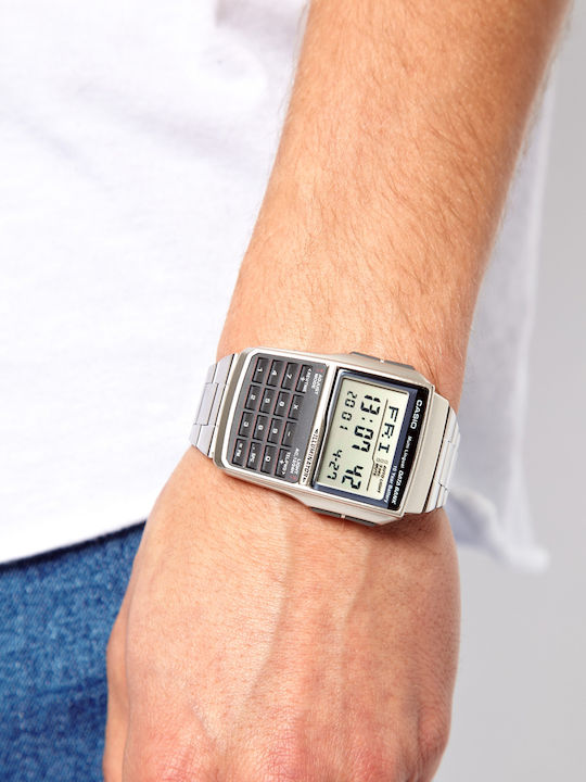 Casio Ρολόι Μπαταρίας με Μεταλλικό Μπρασελέ Casio Ρολόι Μπαταρίας με Μεταλλικό Μπρασελέ