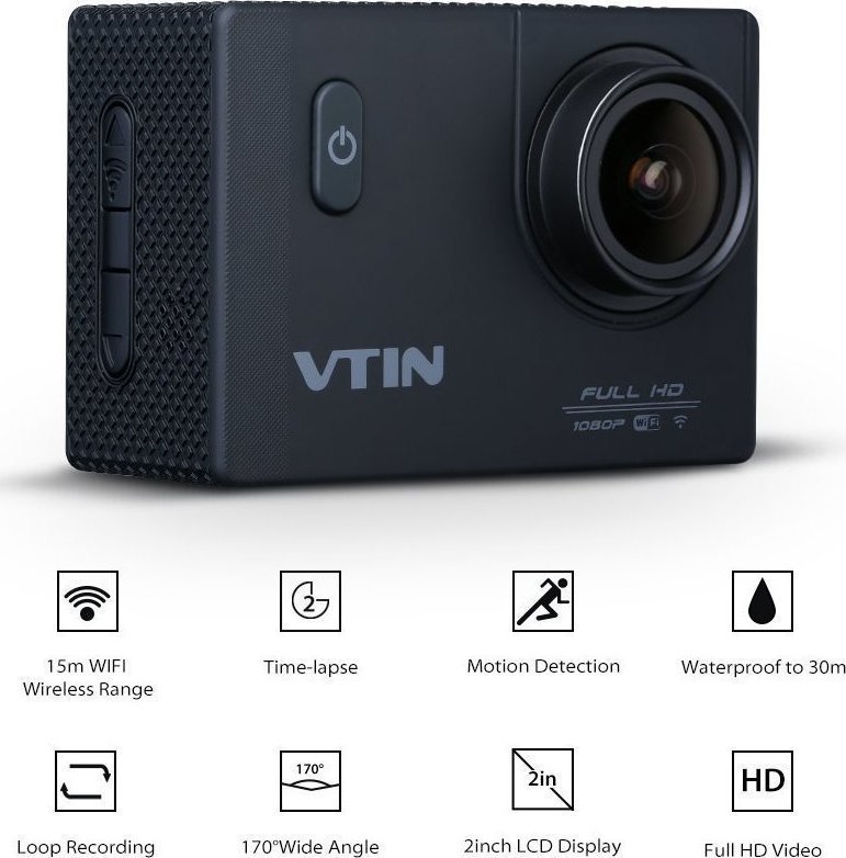 VicTsing Action Sport Camera 1080p WiFi Skroutz.gr