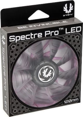 BitFenix Spectre Pro LED 120mm 3-Pin Purple Lighting Case Fan