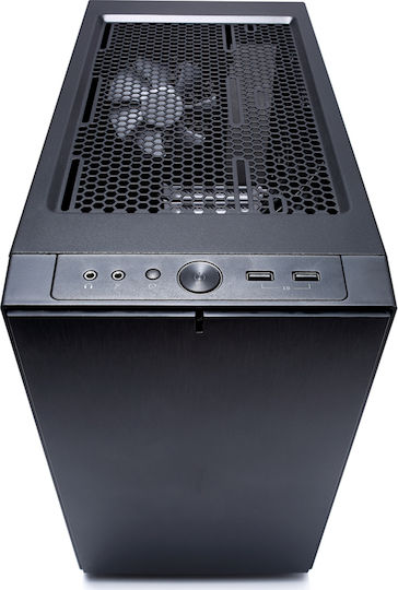 Fractal Design Define Nano S Window Gaming Mini Tower Κουτί Υπολογιστή Μαύρο