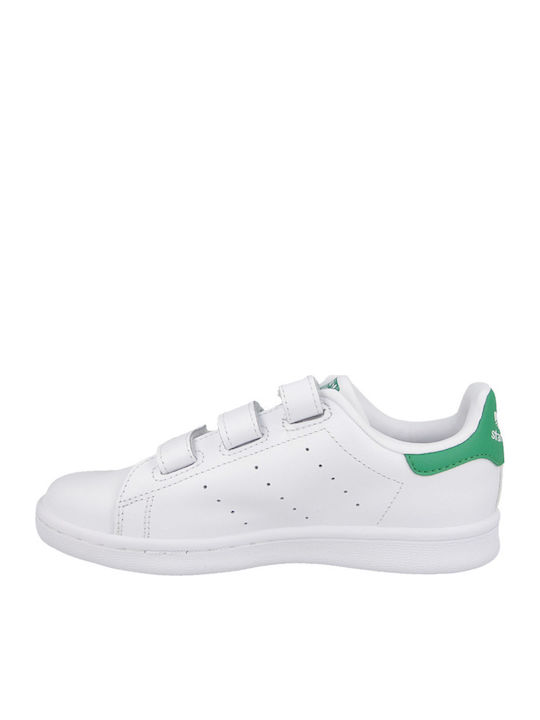 Adidas Παιδικά Sneakers με Σκρατς Footwear White / Green
