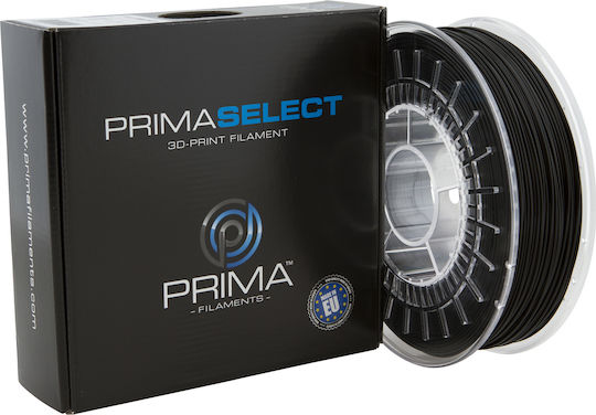 3D Prima PrimaSelect Filament Pentru Imprimante 3D PLA 1.75mm Negru 0.75kg 1 Bucată Bobină