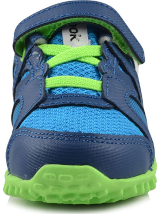 REALFLEX Kinder Sportschuhe Laufen mit Bügel- und Schleifenverschluss Blau