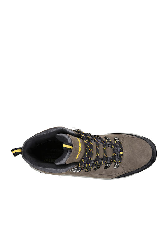 Skechers Pantofi De Drumeție Tip Botine Maro Pentru Bărbați Cu Șiret