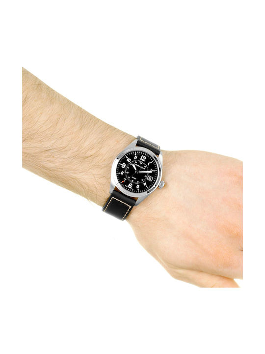 Hamilton Uhr Batterie mit Lederarmband Hamilton Uhr Batterie mit Lederarmband