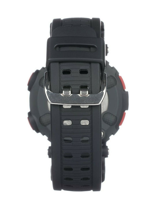 Casio G-Shock Digital Ceas Baterie cu Negru Brățară din cauciuc