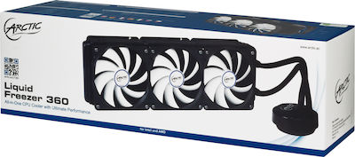 Arctic Liquid Freezer 360 Wasserkühlungssystem für Prozessoren Dreifacher Ventilator 120mm für Socket / / / / /1/1/5/x/