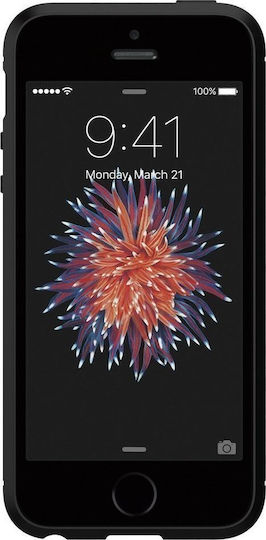 Spigen Rugged Armor Back Cover Σιλικόνης 2mm Μαύρο (iPhone 5/5s/SE)