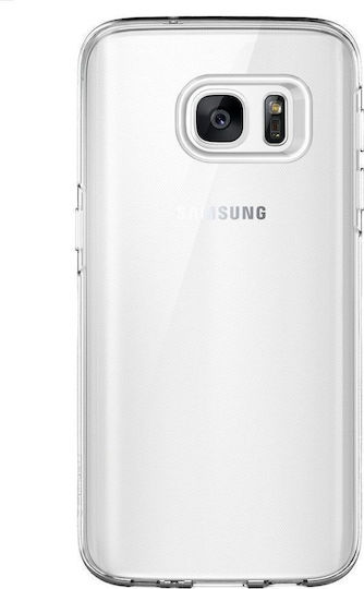 Spigen Liquid Crystal Back Cover Σιλικόνης Διάφανο (Galaxy S7)