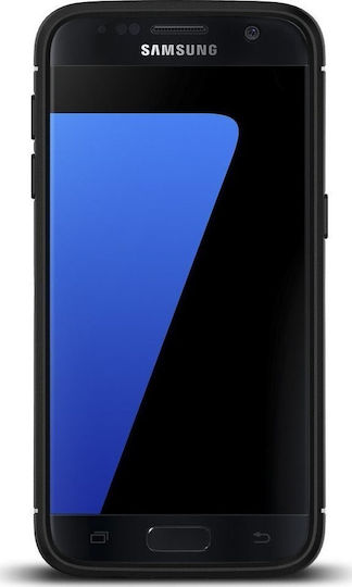 Spigen Rugged Armor Задна корица Силикон 1.2мм Черен (Galaxy S7)