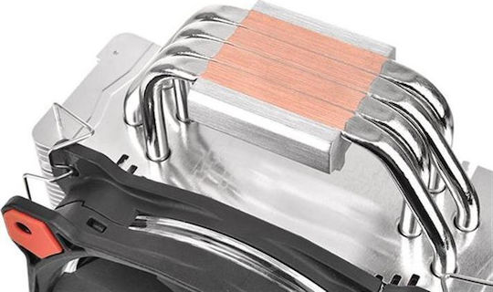 Thermaltake Riing Silent 12 Ventilator de Răcire CPU pentru Priza 115x Roșie