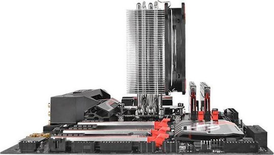 Thermaltake Riing Silent 12 Ventilator de Răcire CPU pentru Priza 115x Roșie