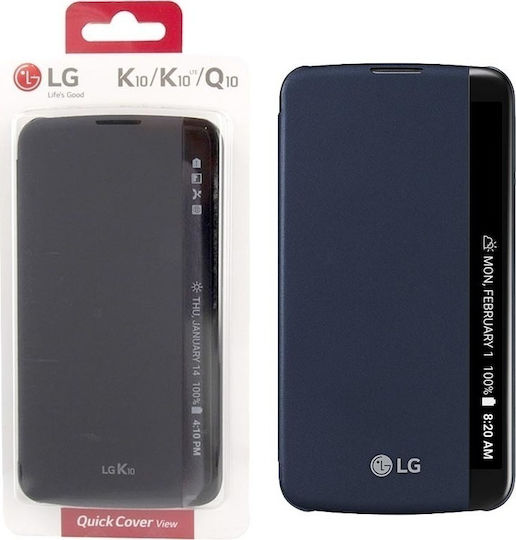 LG Book Synthetic Leather Black (LG K10)