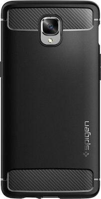 Spigen Rugged Armor Silicone Back Cover Black ()