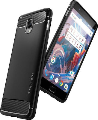 Spigen Rugged Armor Задна корица Силикон Черен K03CS20615