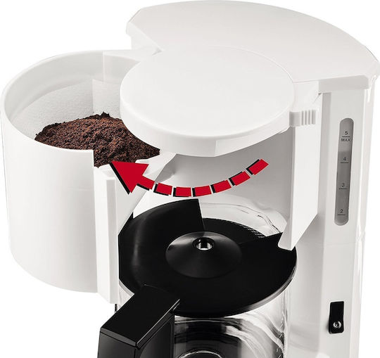 Krups Aromacafe 5 Filter Coffee Machine 850W White