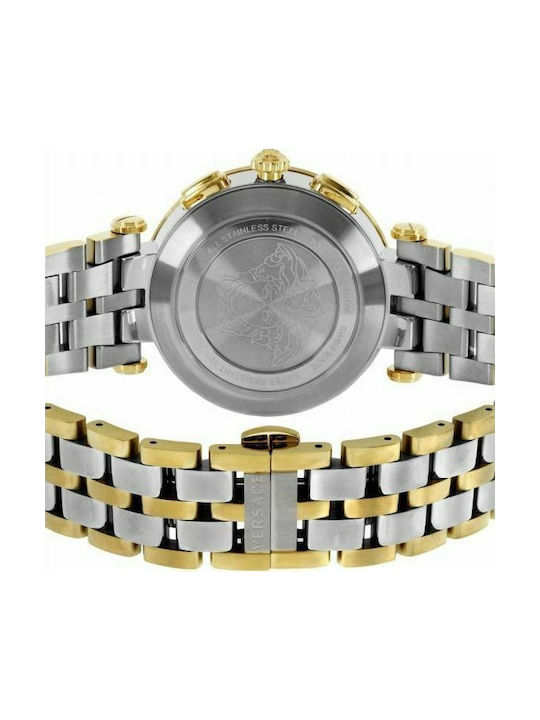 Versace V-Race Ρολόι Μπαταρίας με Μεταλλικό Μπρασελέ Versace V-Race Ρολόι Μπαταρίας με Μεταλλικό Μπρασελέ
