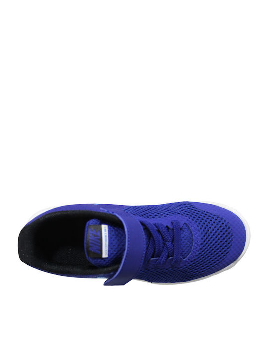 Flex Experience 5 Kids Sports Shoes Running with Hoop & Loop Closure Blue
