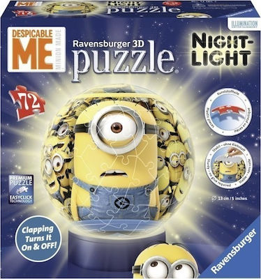 Puzzleball Minions pentru 4++ Ani 72buc Ravensburger