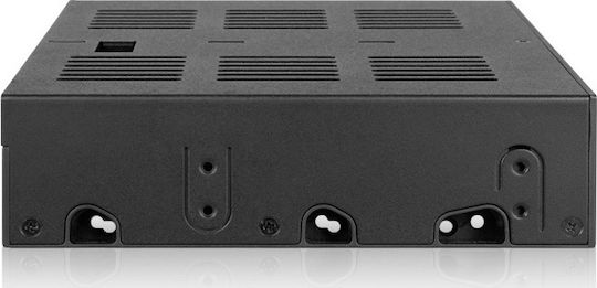 Icy Dock ExpressCage MB322SP-B 2x2.5 Inch SAS/SATA HDD/SSD Mobile Rack And 3.5 Inch Slot for External 5.25 Inch Bay Μαύρο