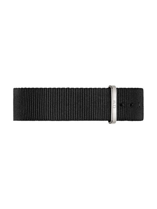 Daniel Wellington Classic Cornwall Ανδρικό Ρολόι 40mm Μπαταρίας με Μαύρο Υφασμάτινο Λουράκι