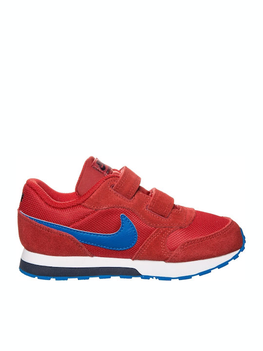 Nike Παιδικά Sneakers MD Runner 2 TDV με Σκρατς University Red / White / Black