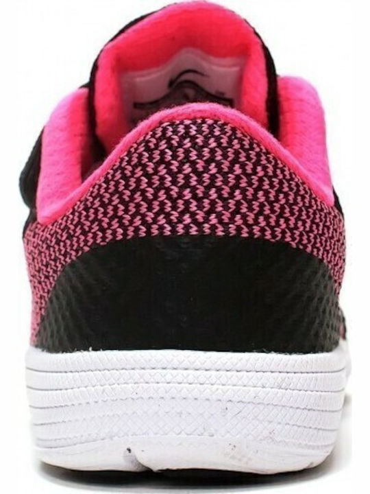Revolution Revolution 3 I Kids Sports Shoes Running with Hoop & Loop Closure Black