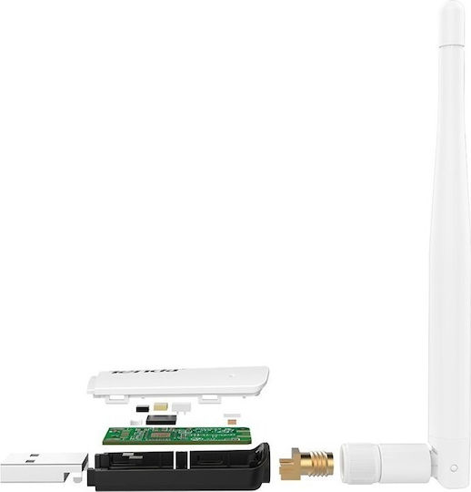 Tenda U1 Αντάπτορας Δικτύου USB με Ασύρματη Σύνδεση Wi-Fi 300Mbps και Αποσπώμενη Κεραία