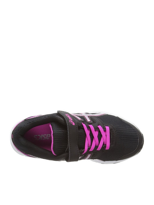 Pre Galaxy 8 Kids Sports Shoes Running with Hoop & Loop Closure Black