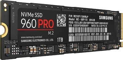 Samsung 960 Pro SSD 1TB M.2 NVMe PCI Express 3.0 MZ-V6P1T0BW