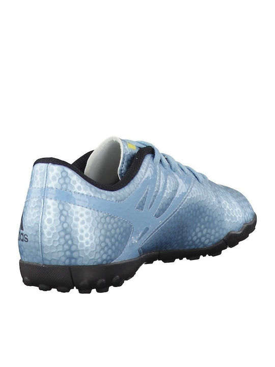 Messi 15.4 TF Kids Turf Soccer Shoes Silver