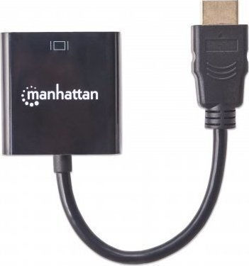 Manhattan HDMI to VGA Converter Convertor HDMI masculin în VGA feminin 1buc