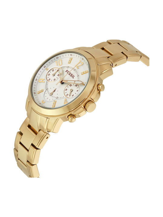 Fossil Gwynn Uhr mit Gold Metallarmband