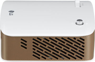 LG PH150G Projector HD Λάμπας LED με Wi-Fi και Ενσωματωμένα Ηχεία Λευκός