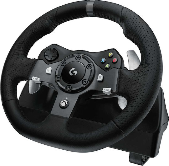 Logitech G920 Driving Force Steering Wheel with Pedals for PC / XBOX One with 900° Rotation