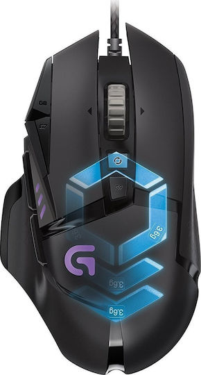 Logitech G502 Proteus Spectrum Gaming Gaming Maus 12000 DPI Schwarz