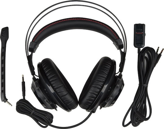 HyperX Cloud Revolver Надушници Геймърски слушалки с връзка 3,5 мм / 2x3,5 мм Сив