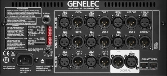 Genelec 7360A SAM 7360A Active Subwoofer with Speaker 10" 300W Black