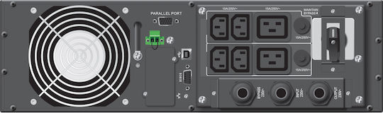 Powerwalker VFI 6000 PRT HID UPS On-Line 6000VA 5400W με 4 IEC Πρίζες