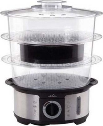 ETA Steampot 0134 90000 Food Steamer with 3 Steaming Decks 12lt