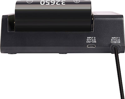 XTAR Queen ANT MC6 Зарядно 6 за батерии Li-ion Размер 18650/16340/26650/14500 в Черен цвят