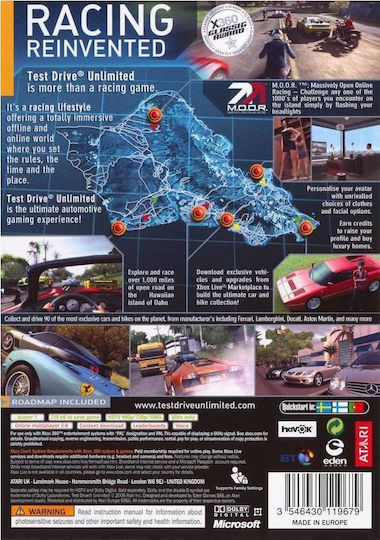 Test Drive Unlimited XBOX 360