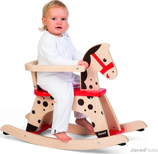 Janod Schaukelspielzeug Pferd für 12++ Monate Beige