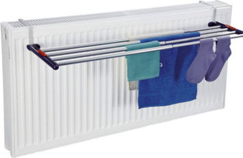 Leifheit Quartett 42 Folding Hanging Clothes Drying Rack Aluminum with Hanging Length 4.2m