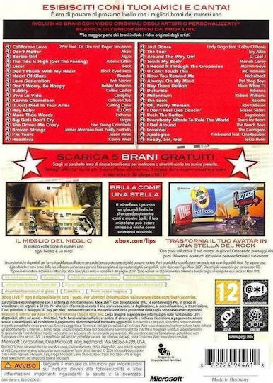 Lips Number One Hits Xbox 360