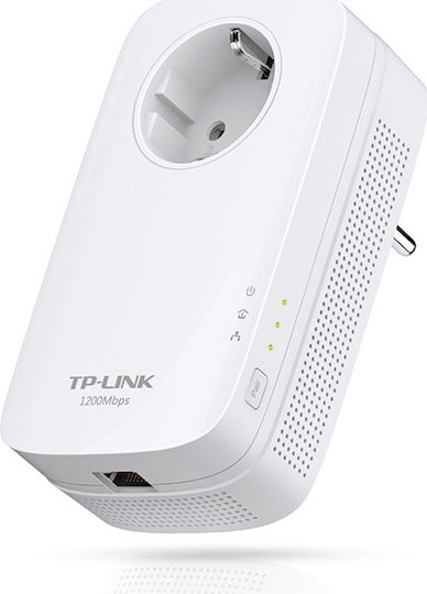 TP-LINK TL-PA8010P v1 Powerline για Ενσύρματη Σύνδεση με Passthrough Πρίζα και Θύρα Gigabit Ethernet