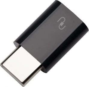 Forever Micro USB to Type-C Конвертор USB-C мъжки към micro USB женски Черен Черен 1бр