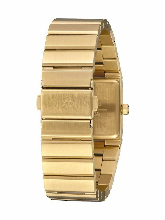 Nixon Lynx Γυναικείο Ρολόι Μπαταρίας με Χρυσό Μεταλλικό Μπρασελέ